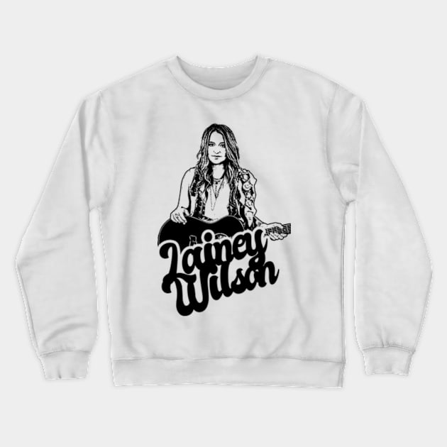 Lainey Wilson Style Classic Crewneck Sweatshirt by Hand And Finger